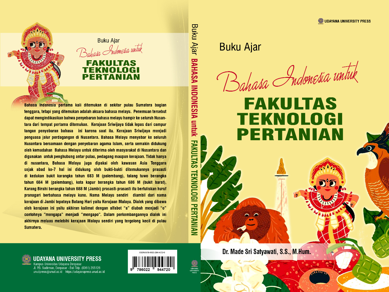 Bahasa Indonesia untuk Fakultas Teknologi Pertanian