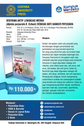 SENYAWA AKTIF LENGKUAS MERAH(Alpinia purpurata K. Schum) SEBAGAI ANTI KANKER PAYUDARA