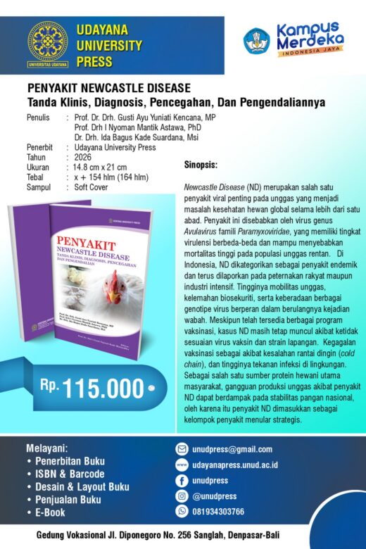 PENYAKIT NEWCASTLE DISEASE: Tanda Klinis, Diagnosis, Pencegahan,Dan Pengendaliannya