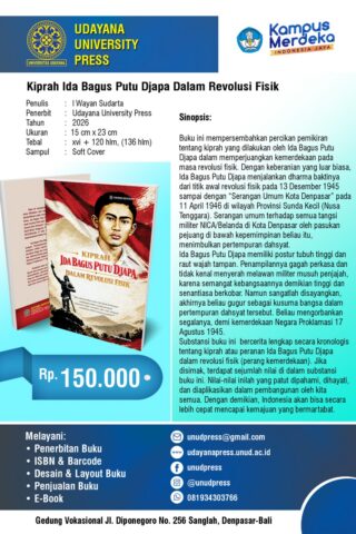 Kiprah Ida Bagus Putu Djapa Dalam Revolusi Fisik